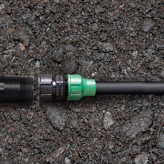 Jardibric - Raccord Tuyau Polypropylène Noir Vert Ø 16 mm Femelle 20x27 - JARDIBRIC - Image 2