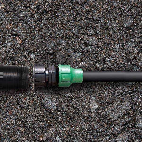 Jardibric - Raccord Tuyau Polypropylène Noir Vert Ø 16 mm Femelle 20x27 - JARDIBRIC - Imagen 3