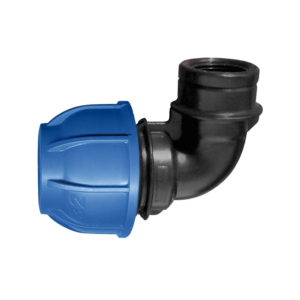 Jardibric - Coude compression ø 32 mm x femelle 20x27 L.11 x l.9 x H.6 cm – JARDIBRIC - Imagen 1