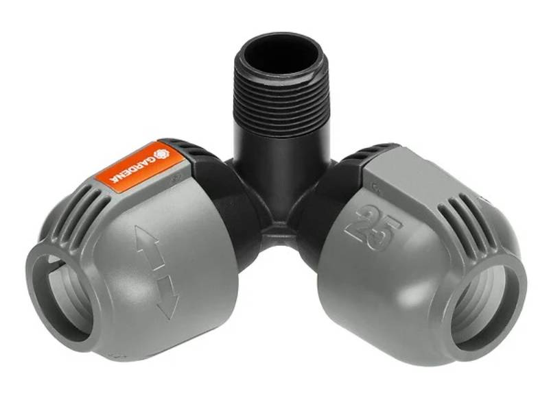Raccord d'angle Sprinklersystem 25 mm 20/27 mâle GARDENA - Imagen 1