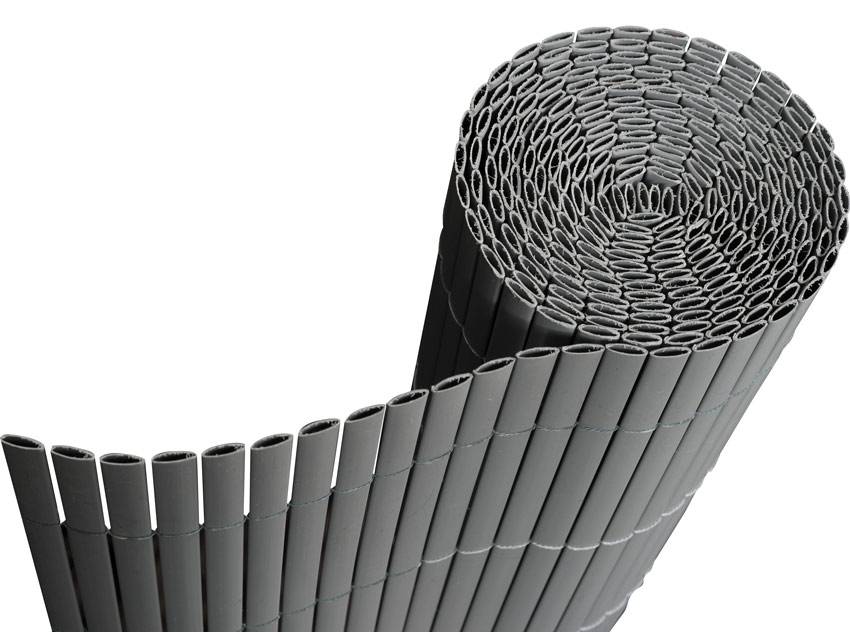Sicatec - Canisse plastique double face ovale vert 1,50x3 m