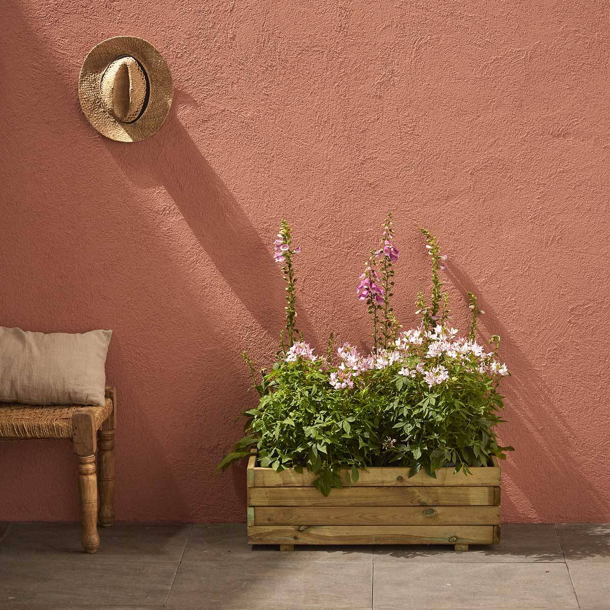 Cerland - Jardinière Rectangulaire Madera 63L – RUSTICA - Imagen 3