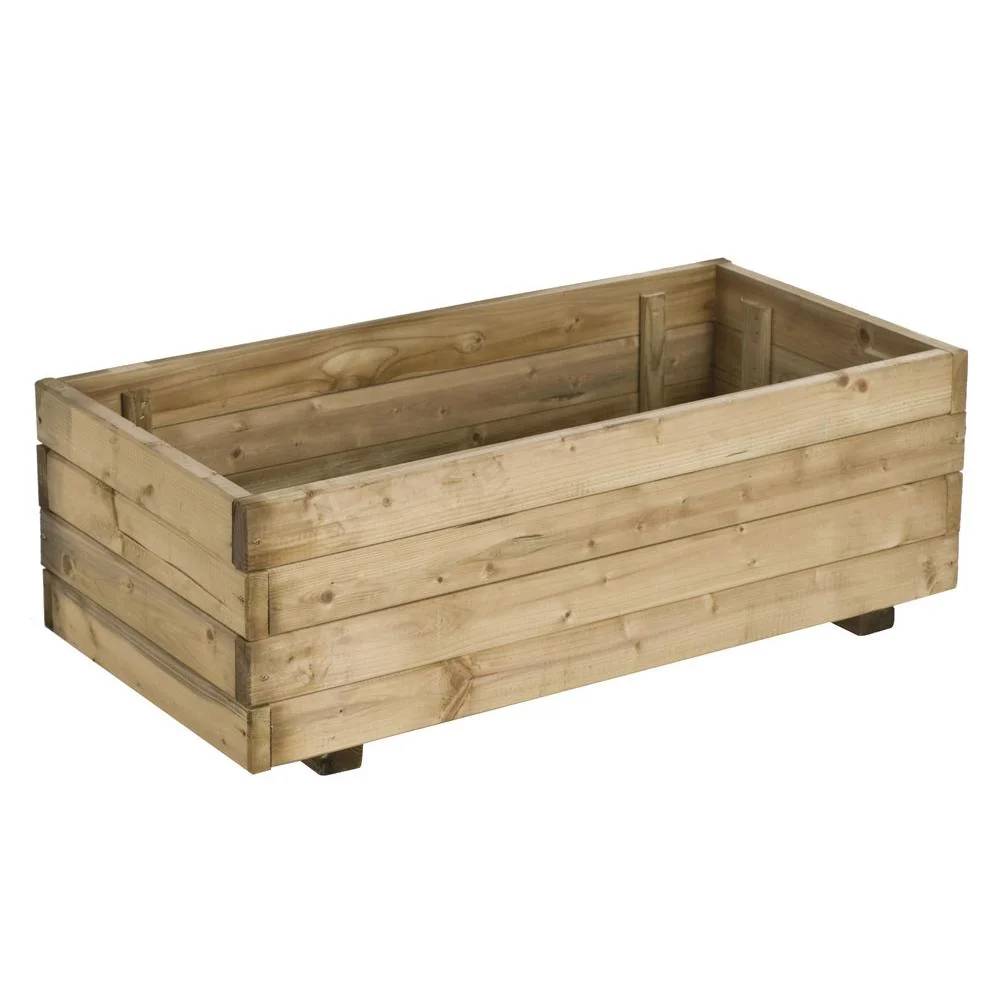 Cerland - Jardinière Rectangulaire Madera 63L – RUSTICA - Imagen 1