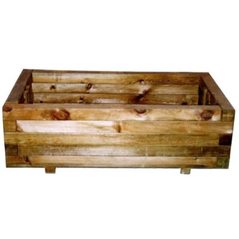 Cerland - Jardinière Rectangulaire Madera 63L – RUSTICA - Imagen 2