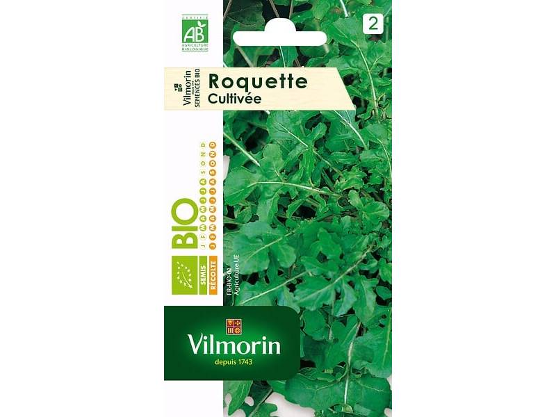 Vilmorin - Roquette cultivée Bio série 2 sachet graines 5 g - Vilmorin - Image 2