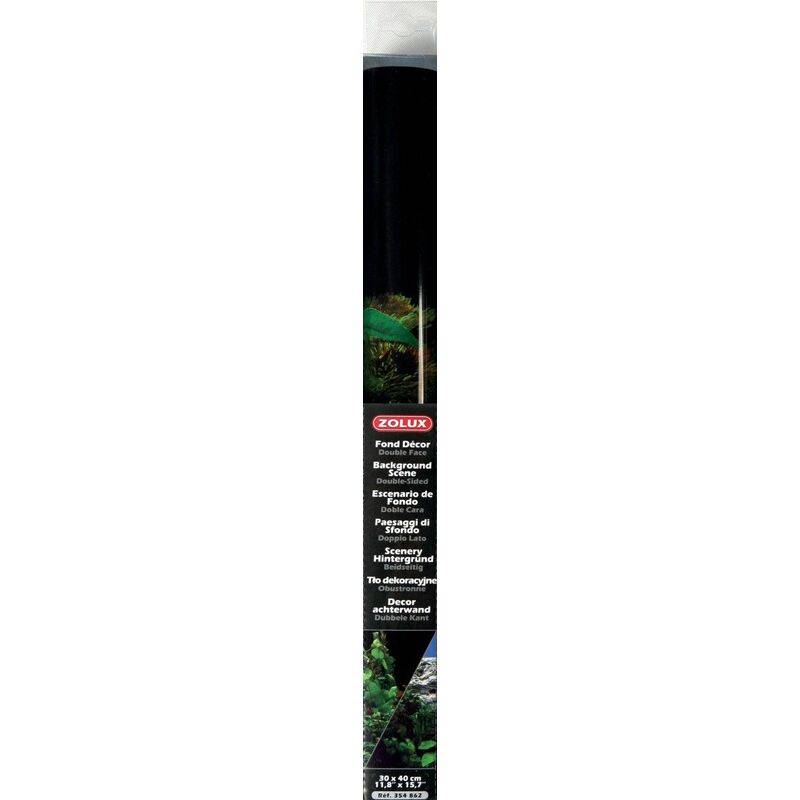Zolux - Poster fond décor noir/plantes H30 L40 – ZOLUX - Image 4