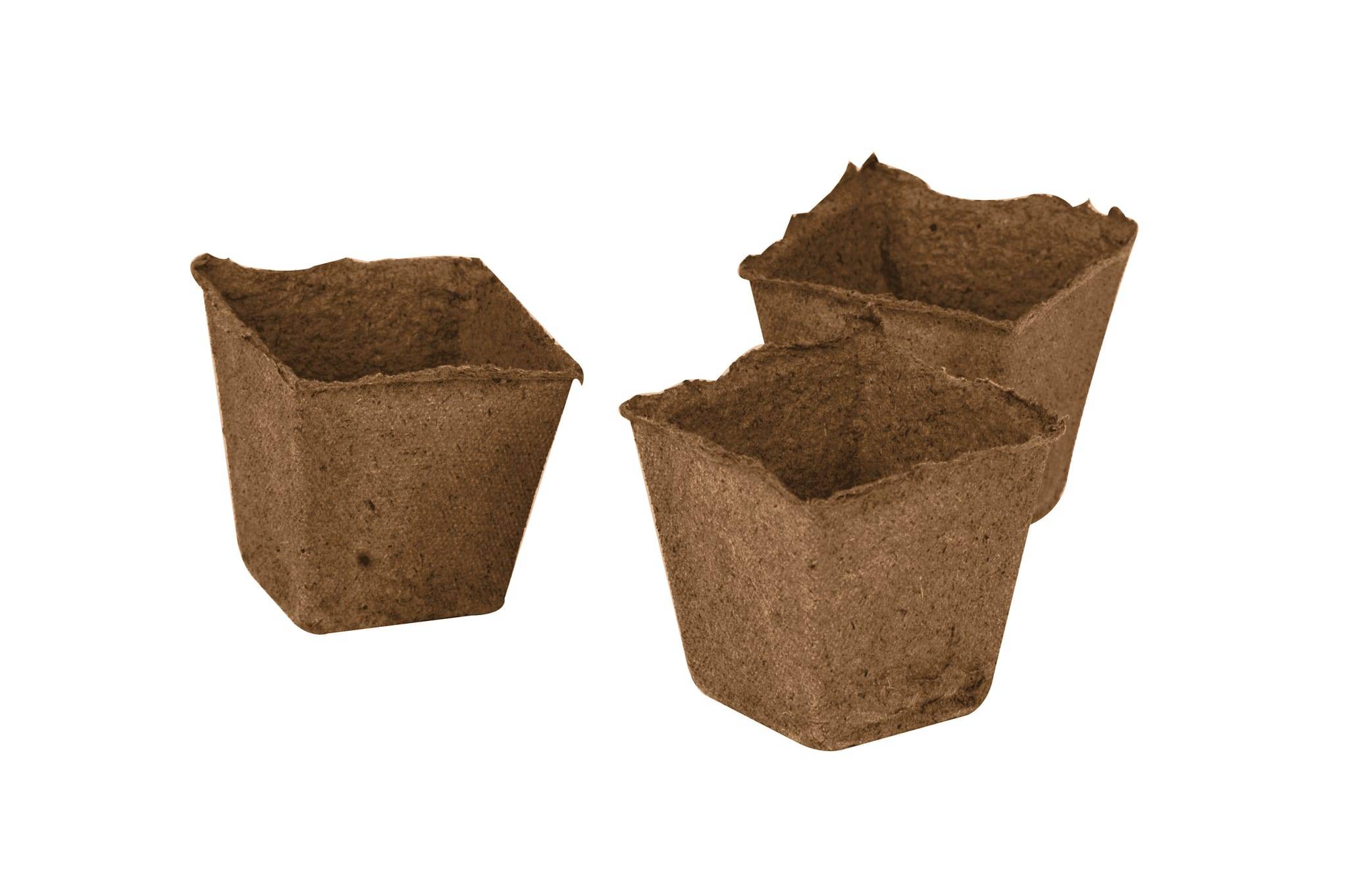 Jany France - Godets de culture 6cm carres - L.6 x l.6 x H.10 cm - Imagen 2