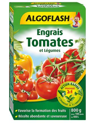 Algoflash - Algoflash - Engrais Tomates et Légumes Action rapide 800 g