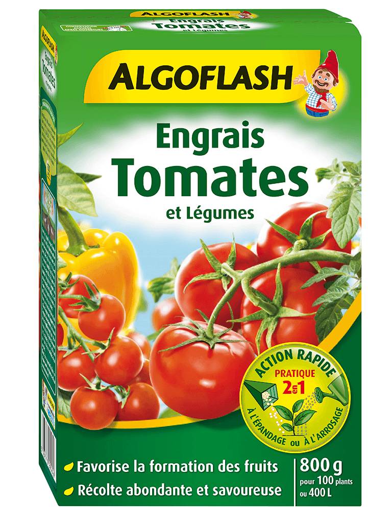 Algoflash - Algoflash - Engrais Tomates et Légumes Action rapide 800 g