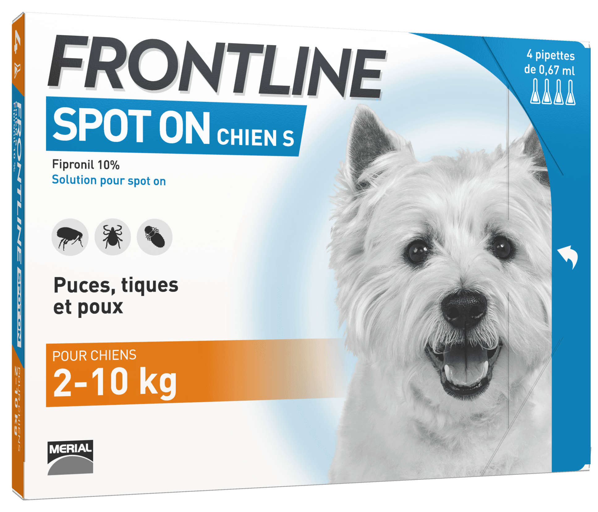 Frontline Pipettes Cn 2-10Kg 4X0,67Ml