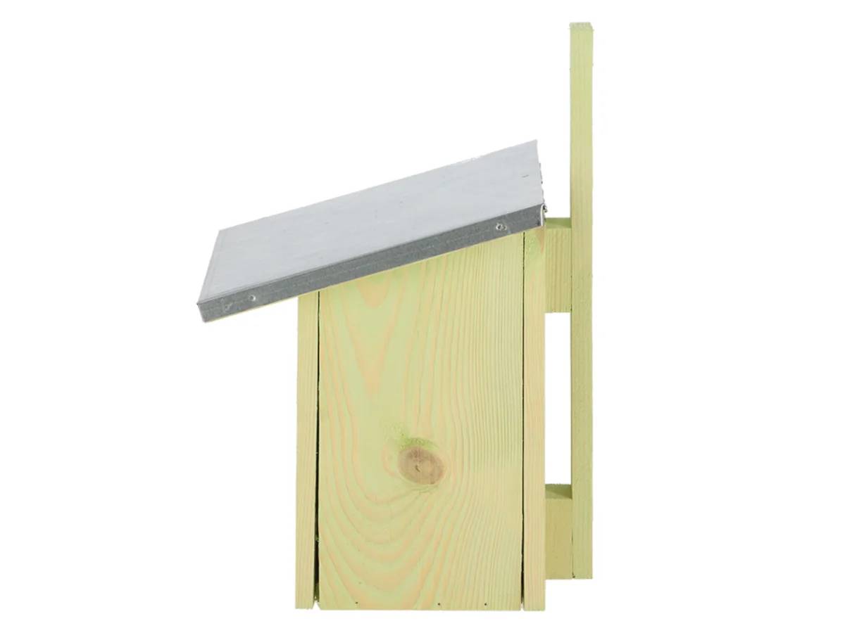 Nichoir miroir oiseaux bois zinc 21x16x32,5 cm - ESSCHERT DESIGN - Imagen 5