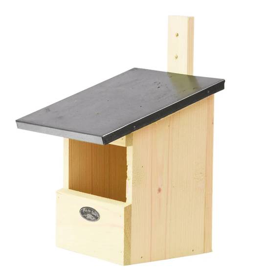 Best For Birds - Nichoir Rouge-Gorge Bois de Pin Toit Zinc – Aucun - Image 1