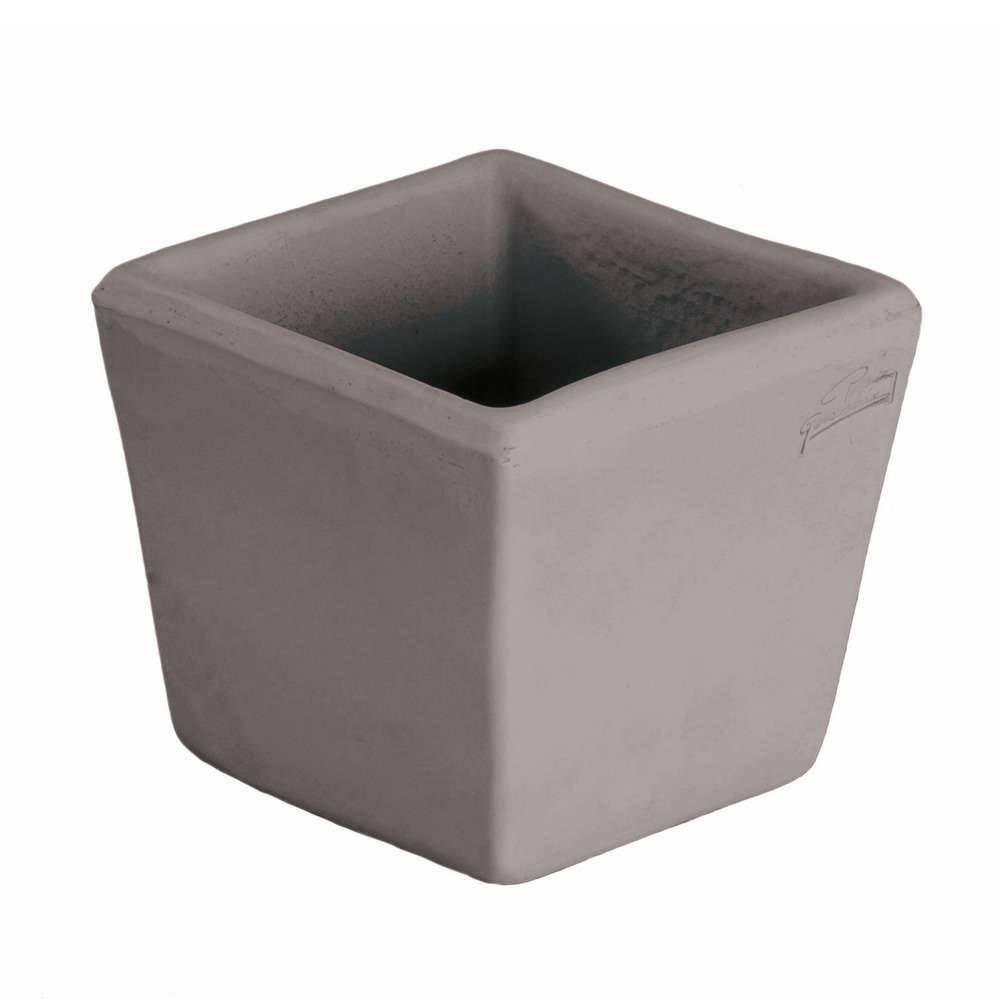 Goicoechea - Pot Carré Terre Cuite Grise - GOICOECHEA - Image 2