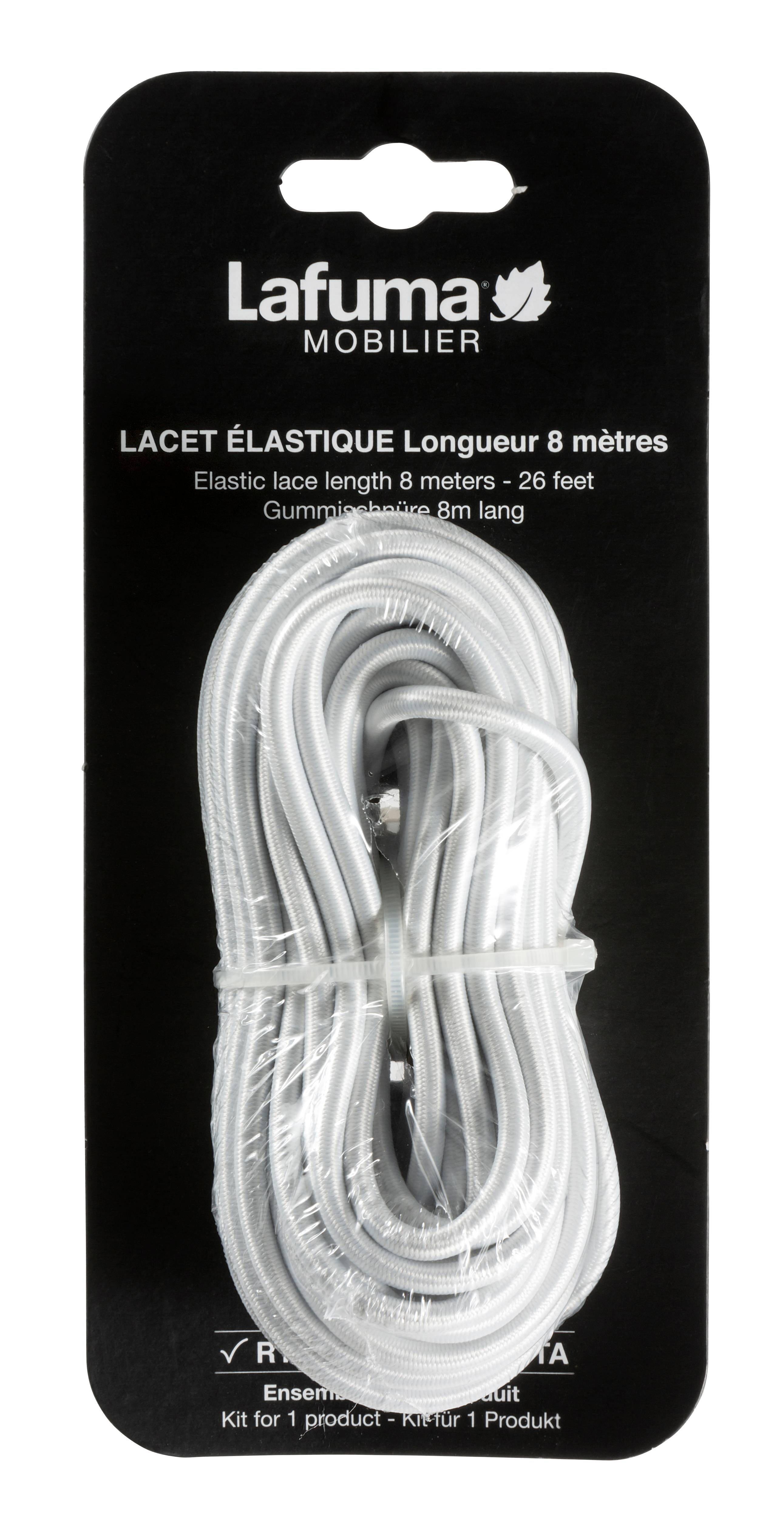 Lafuma-Mobilier - Lacets Elastiques Blancs Pour Relax - LAFUMA - Image 1