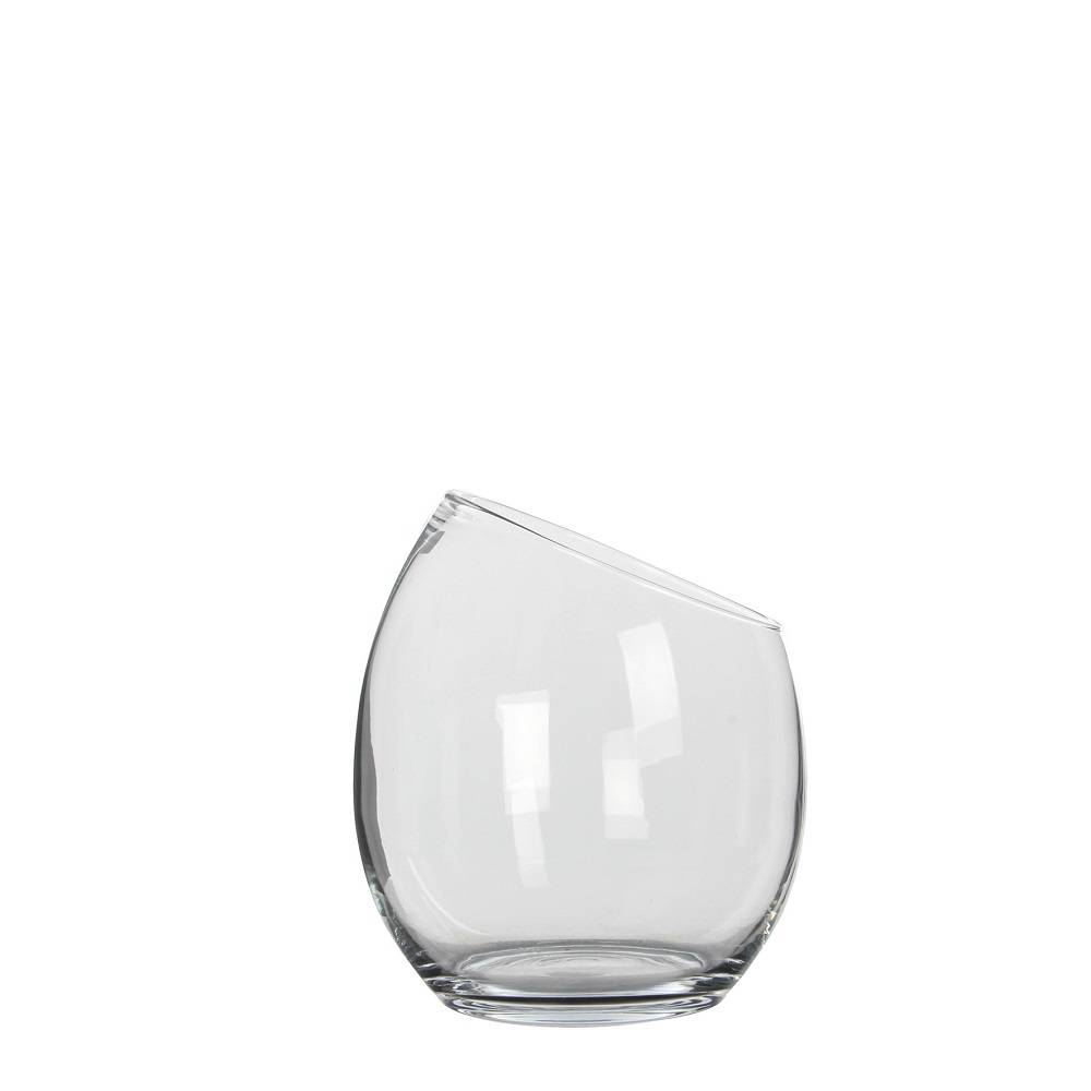 Mica Decorations - Kathi Vase Transparent H.20 x Ø 18 cm