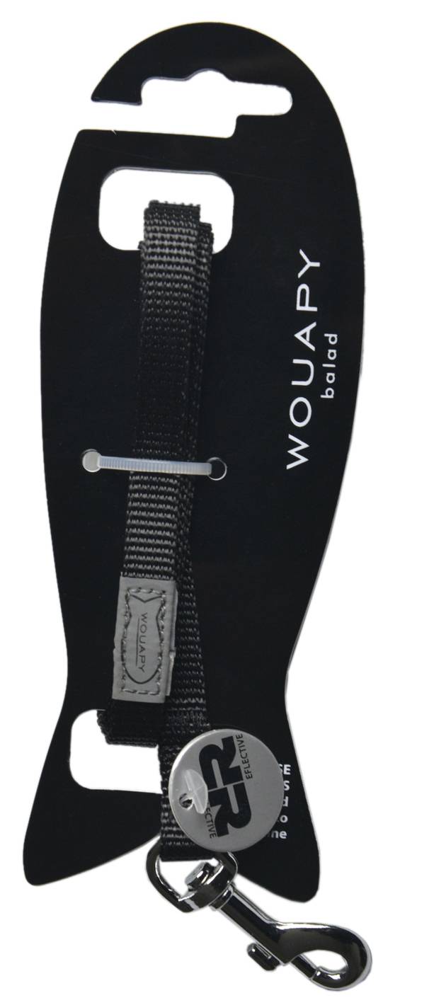 Wouapy - Laisse Chat Basic Line Nylon Noir - WOUAPY - Imagen 1
