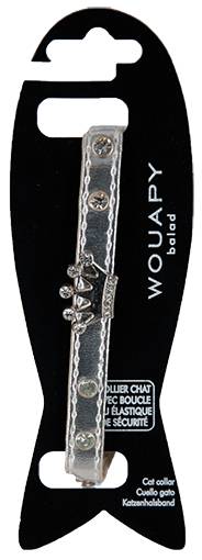 Wouapy - Collier Chat Fantaisie Couronnes Wouapy - L.29,5 x l.1 cm - Image 1
