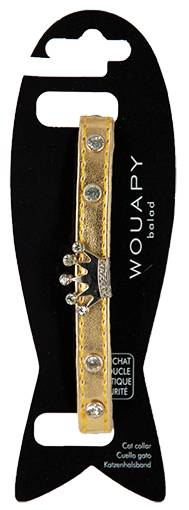 Wouapy - Collier Chat Fantaisie Couronnes Wouapy - L.29,5 x l.1 cm - Image 2