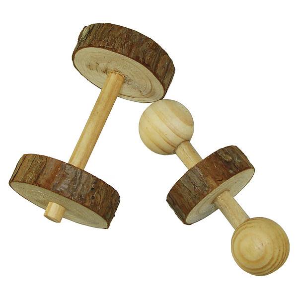 Anka - Haltères Jouet Pin Naturel Lot de 2 – RONGIS - Image 3