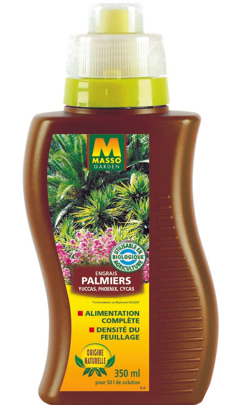 Masso Garden - Fertilizante Líquido Palmeras Yuccas Phoenix 350 ml - MASSO GARDEN