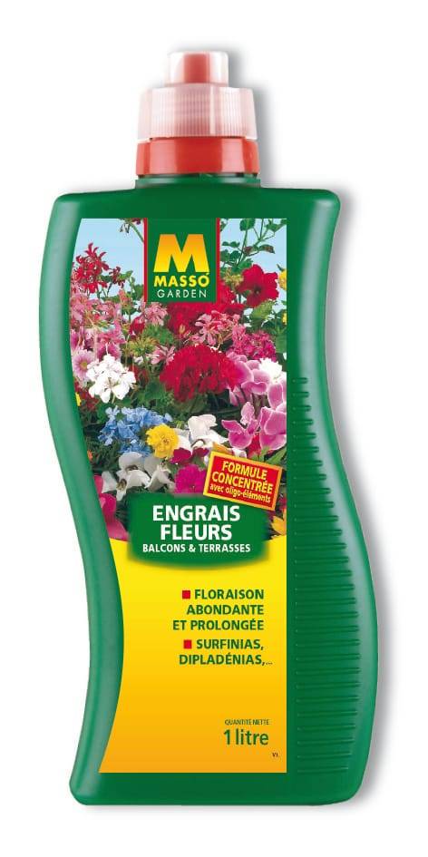 Engrais liquide fleurs 1L