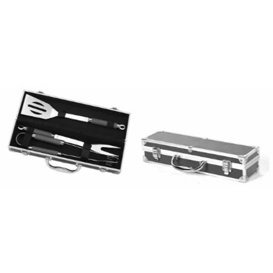 Le Marquier - Mallette 3 ustensiles plancha inox gris - LE MARQUIER - Image 1