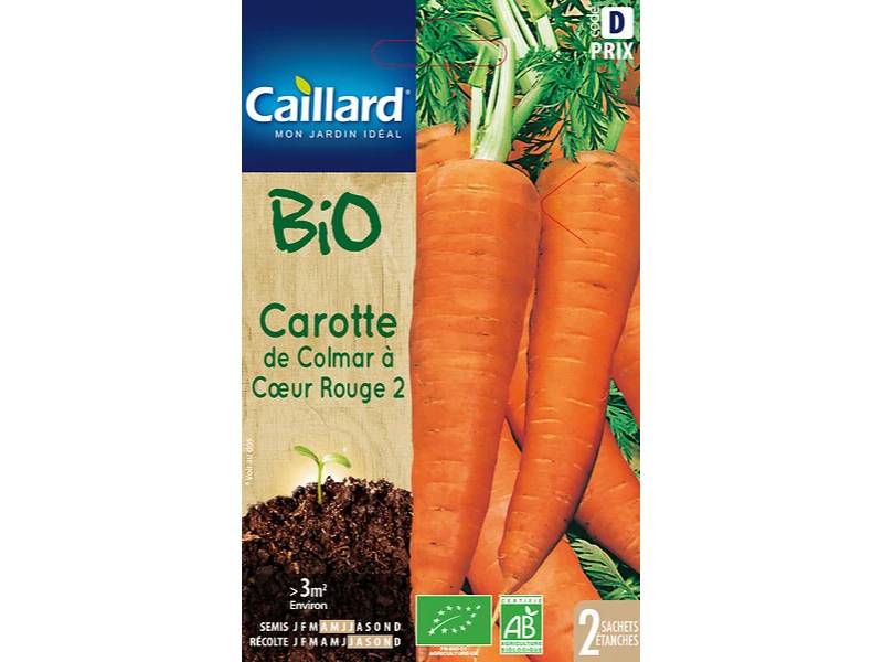 Carotte Variété Colmar A Coeur Rouge 2 Bio – CAILLARD