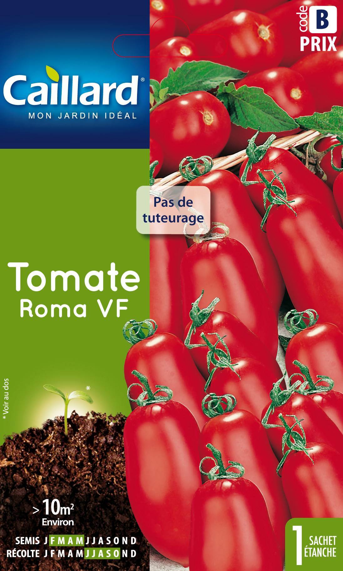 Graines de tomate Roma VF - CAILLARD