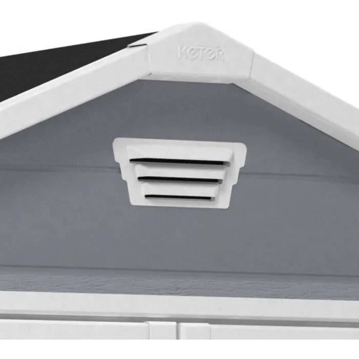 Cobertizo de Jardín PVC Gris 185x152x226 cm KETER - Imagen 5