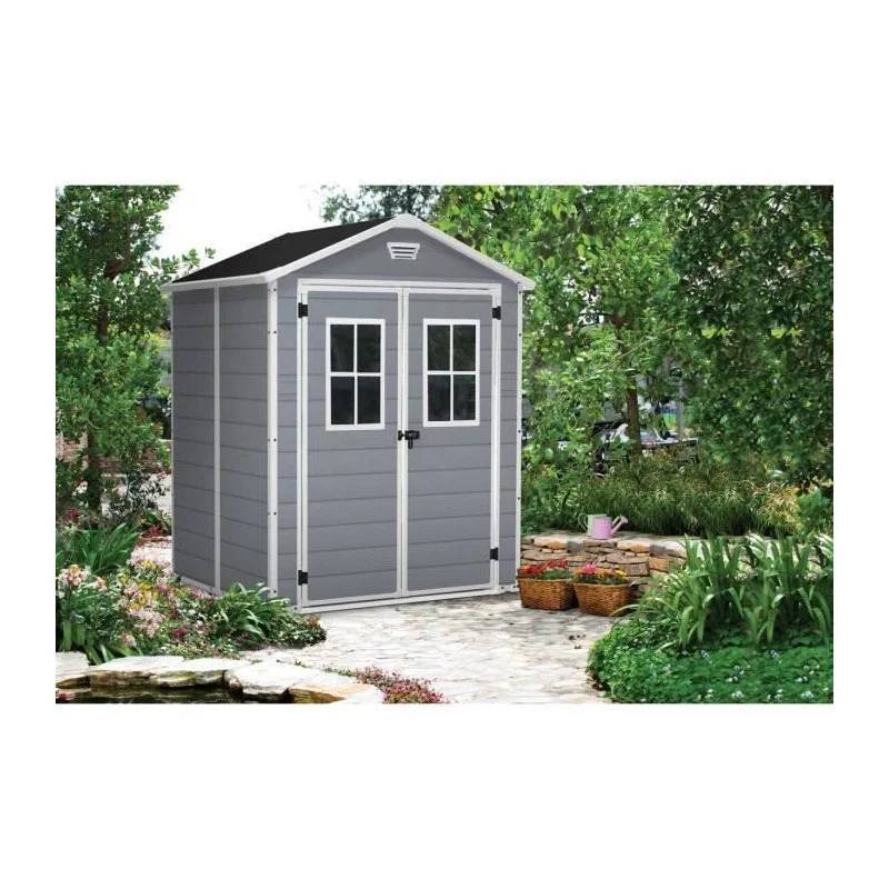 Cobertizo de Jardín PVC Gris 185x152x226 cm KETER - Imagen 6