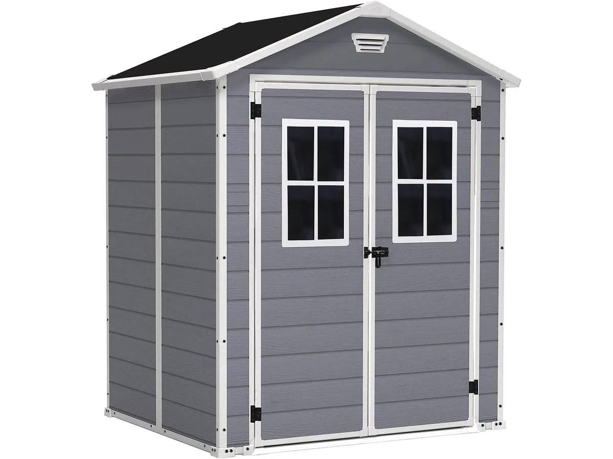 Cobertizo de Jardín PVC Gris 185x152x226 cm KETER - Imagen 1