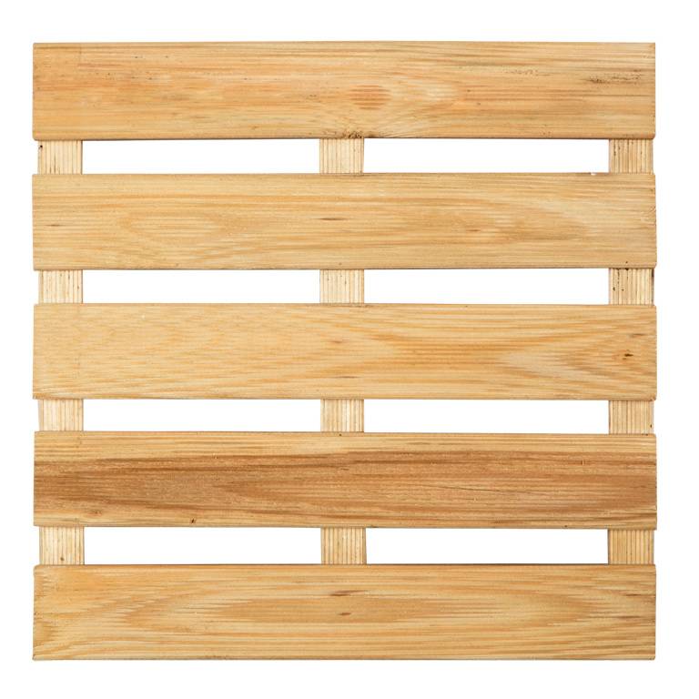 Sans Marque - Dalle Terrasse Rainurée Pin -