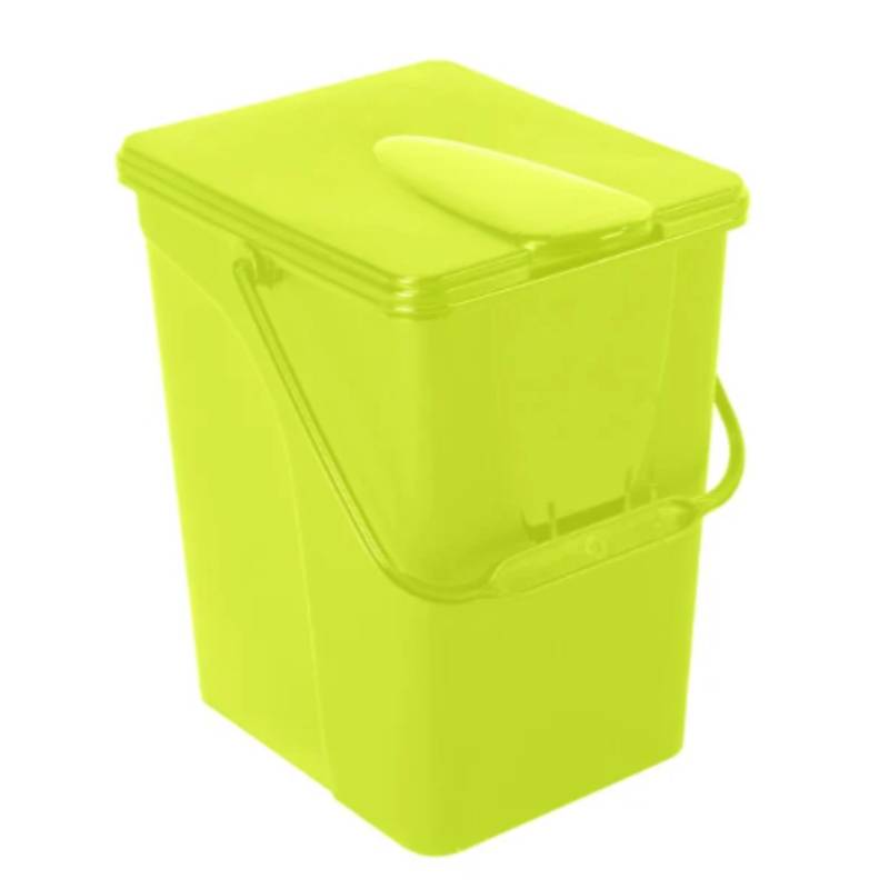 Belli - Seau À Compost Plastique Vert 14 L L. 26 x l. 31 x H. 33 cm - BELLI