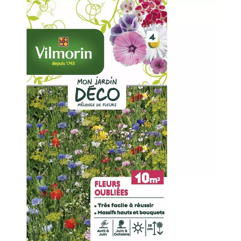 Vilmorin - Mélange fleurs oubliées grand modèle série 4 sachet graines 20 g - Vilmorin - Image 1