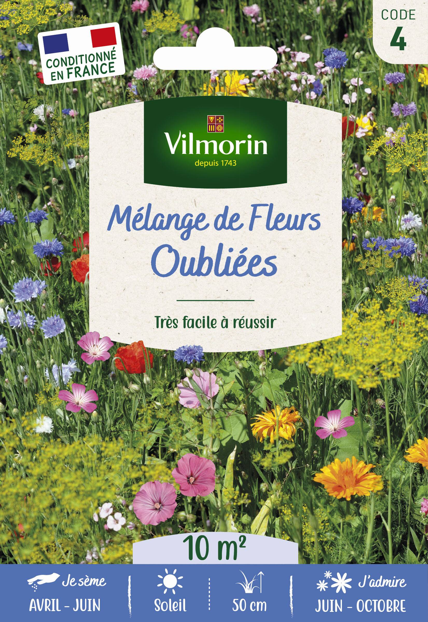 Vilmorin - Mélange fleurs oubliées grand modèle série 4 sachet graines 20 g - Vilmorin - Image 6