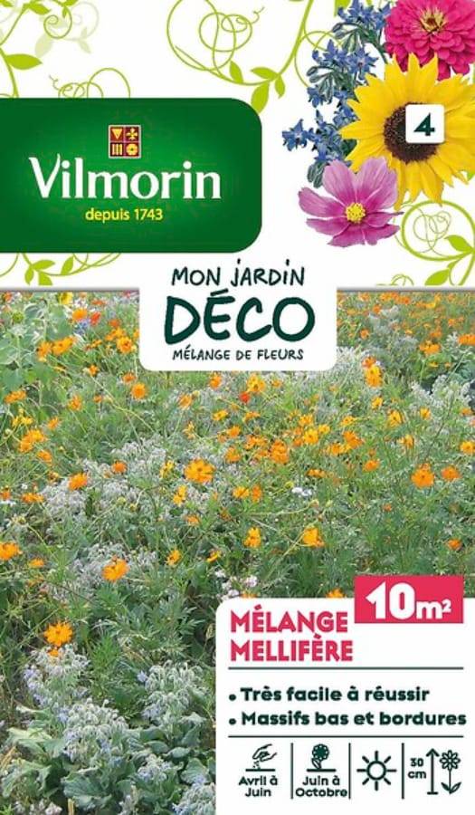 Vilmorin - Mélange mellifère grand modèle série 4 sachet graines 20 g - Vilmorin - Image 2