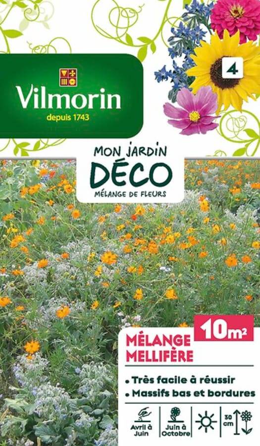 Vilmorin - Mélange mellifère grand modèle série 4 sachet graines 20 g - Vilmorin - Image 1