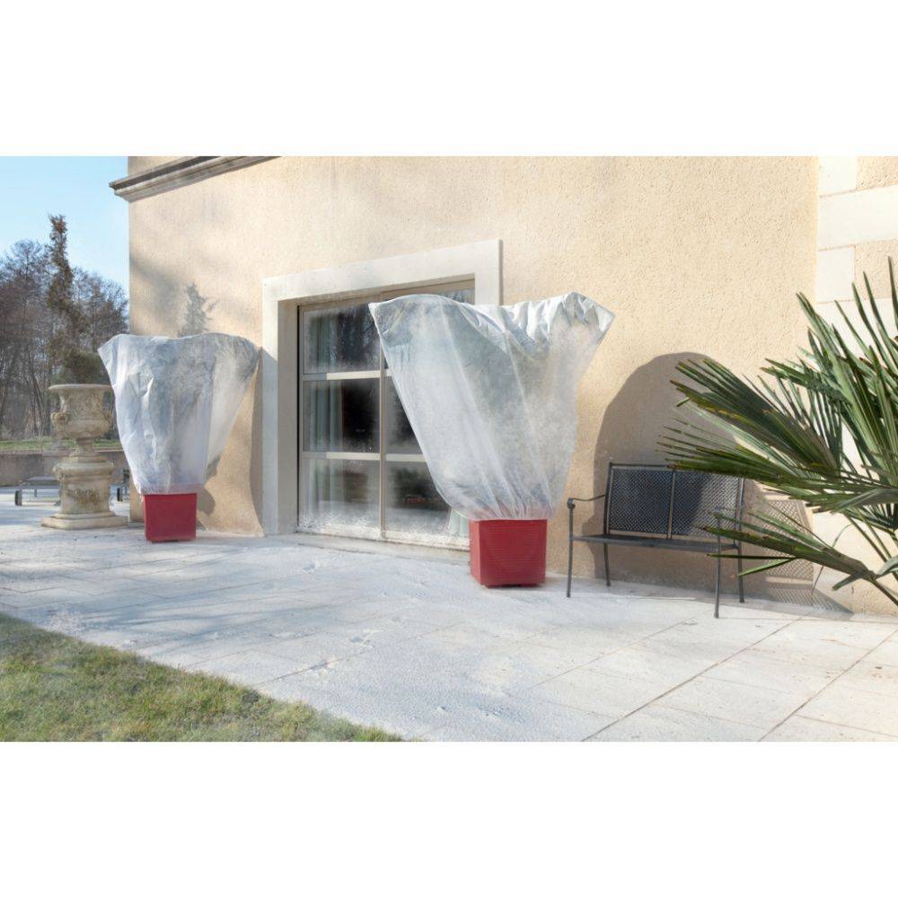 Nortène - Housse d'hivernage avec zip Ø 0,63 x H.1,60 m 50 g/m² - Lot de 2 - Nortene