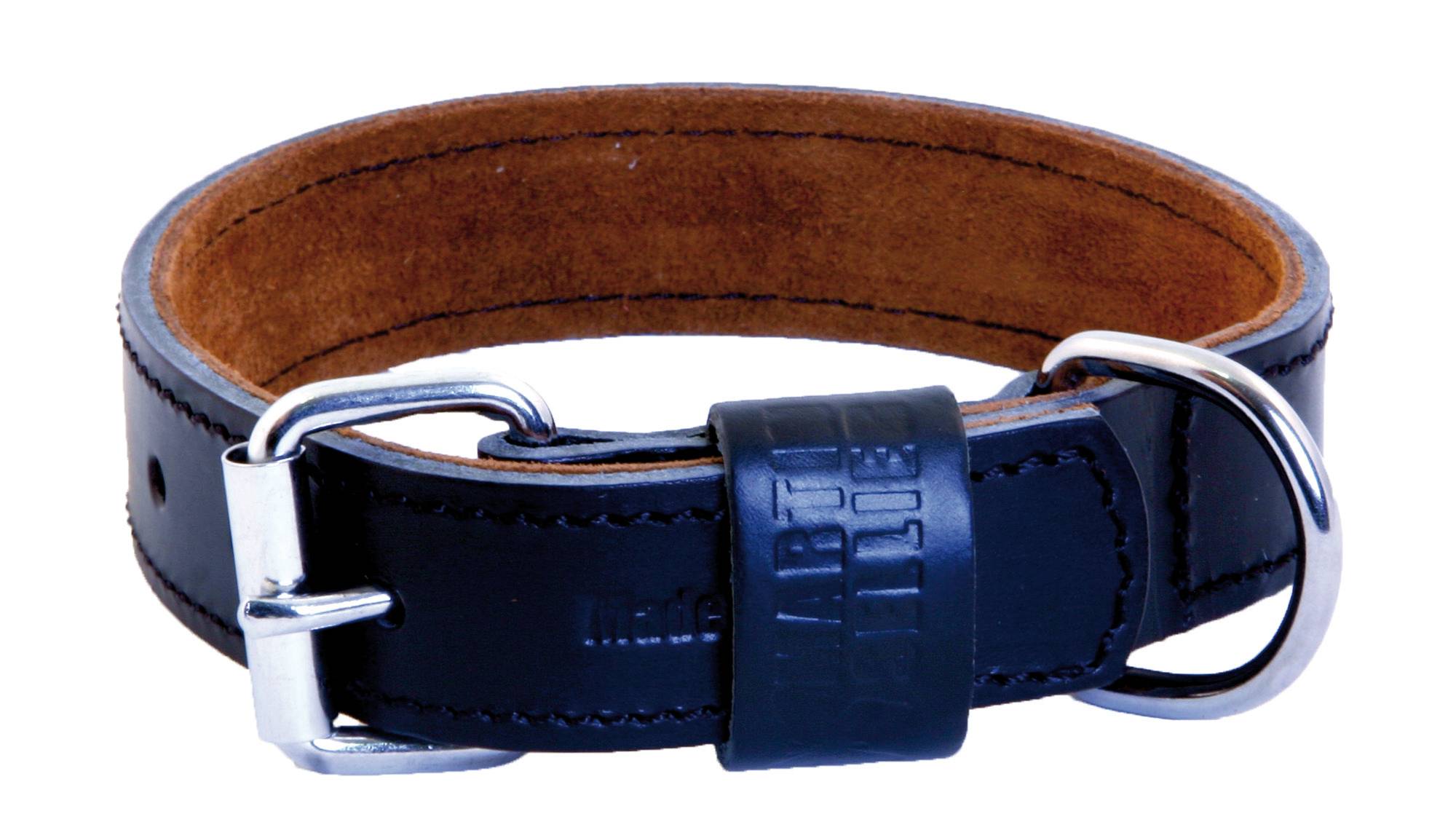 Smooz - Collier pour Chien Cuir Noir - MARTIN
