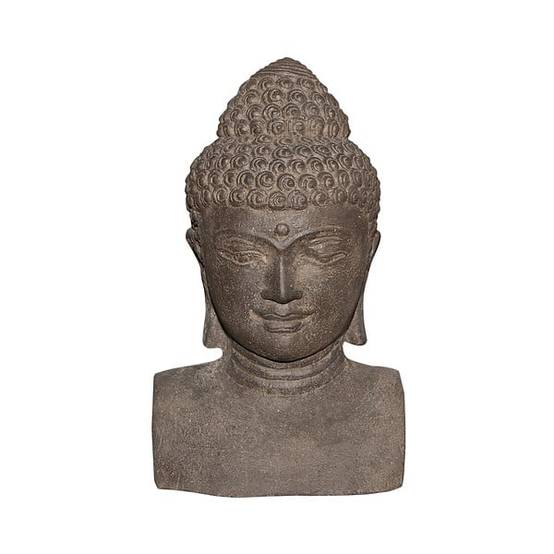 Décoriale - Statue buste bouddha L.18 x l.14 x H.31 cm - Image 6