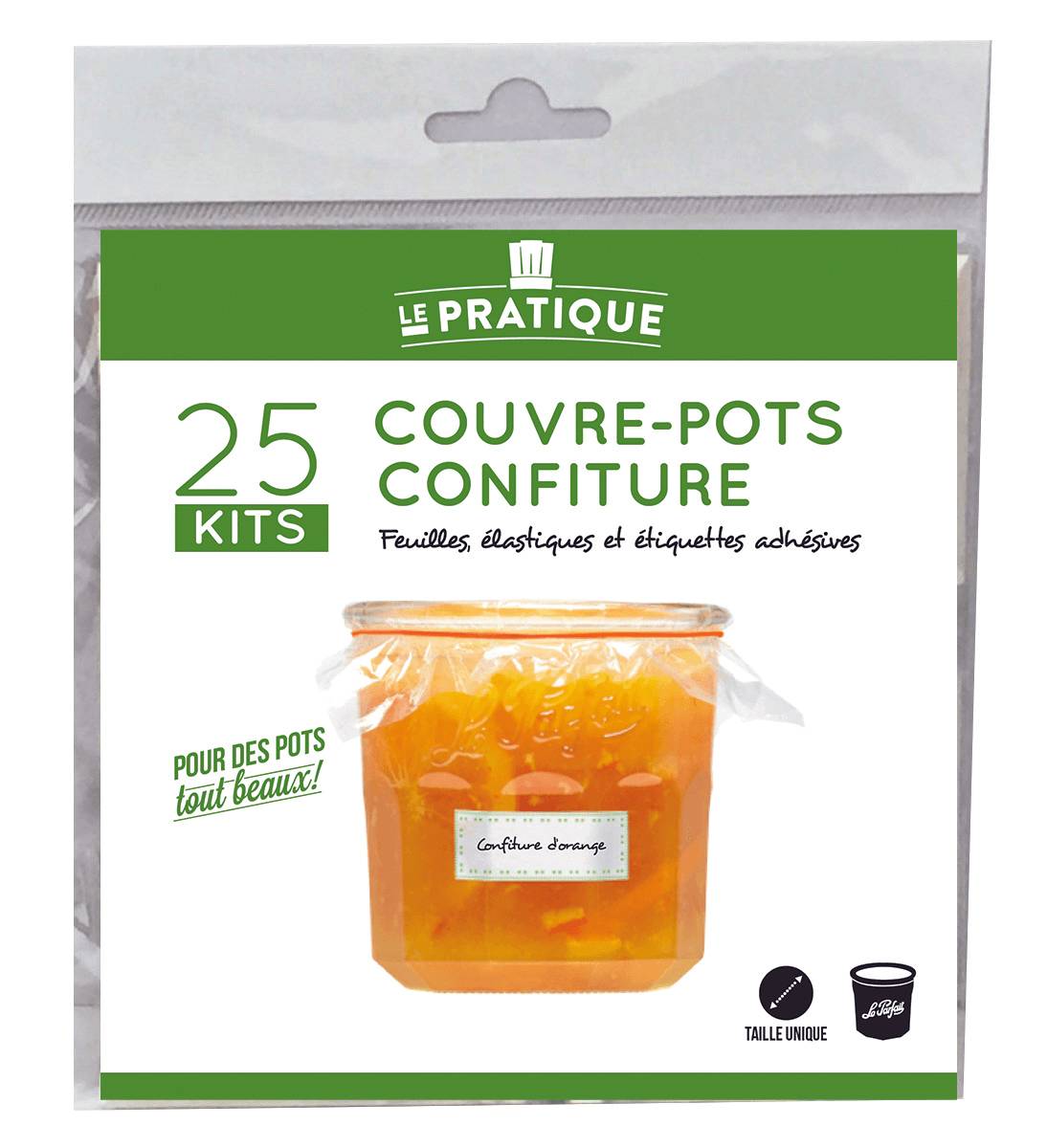LE PRATIQUE - Couvre-Pots Confiture Kit - LE PRATIQUE - Imagen 1