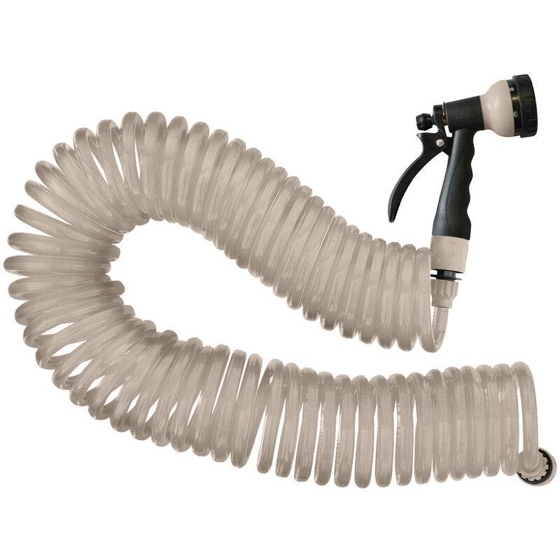 Jardibric - Tuyau serpentin Pistolet 7 jets Vert anis 15 m JARDIBRIC - Image 4