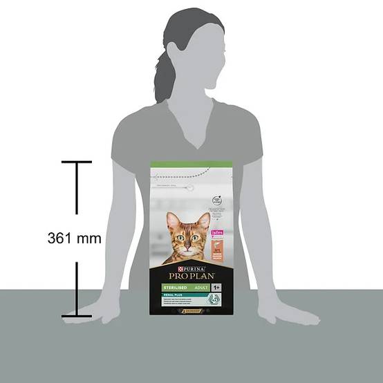 Purina Pro Plan - Croquettes chat Adulte Stérilisé RENAL PLUS Saumon 1,5kg - PRO PLAN - Image 2