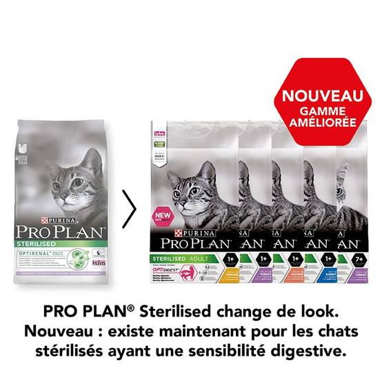 Purina Pro Plan - Croquettes chat Adulte Stérilisé RENAL PLUS Saumon 1,5kg - PRO PLAN - Image 12