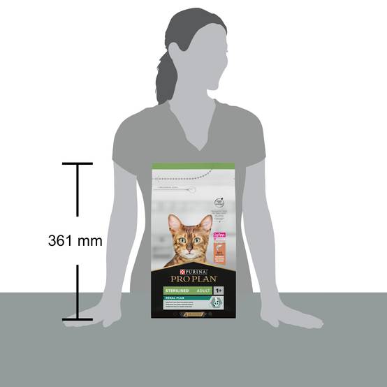Purina Pro Plan - Croquettes chat Adulte Stérilisé RENAL PLUS Saumon 1,5kg - PRO PLAN - Image 10