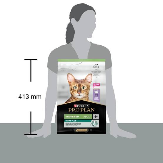 Purina Pro Plan - Croquettes chat Adulte Stérilisé Renal Plus Dinde 3 kg - PRO PLAN - Image 5