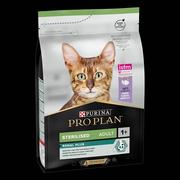 Purina Pro Plan - Croquetas gato Adulto Esterilizado Renal Plus Pavo 3 kg - PRO PLAN - Imagen 4