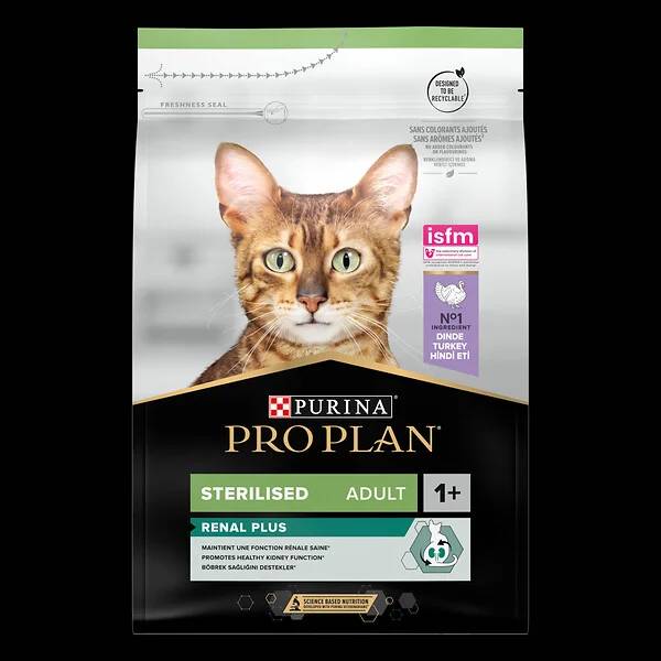 Purina Pro Plan - Croquetas gato Adulto Esterilizado Renal Plus Pavo 3 kg - PRO PLAN - Imagen 8