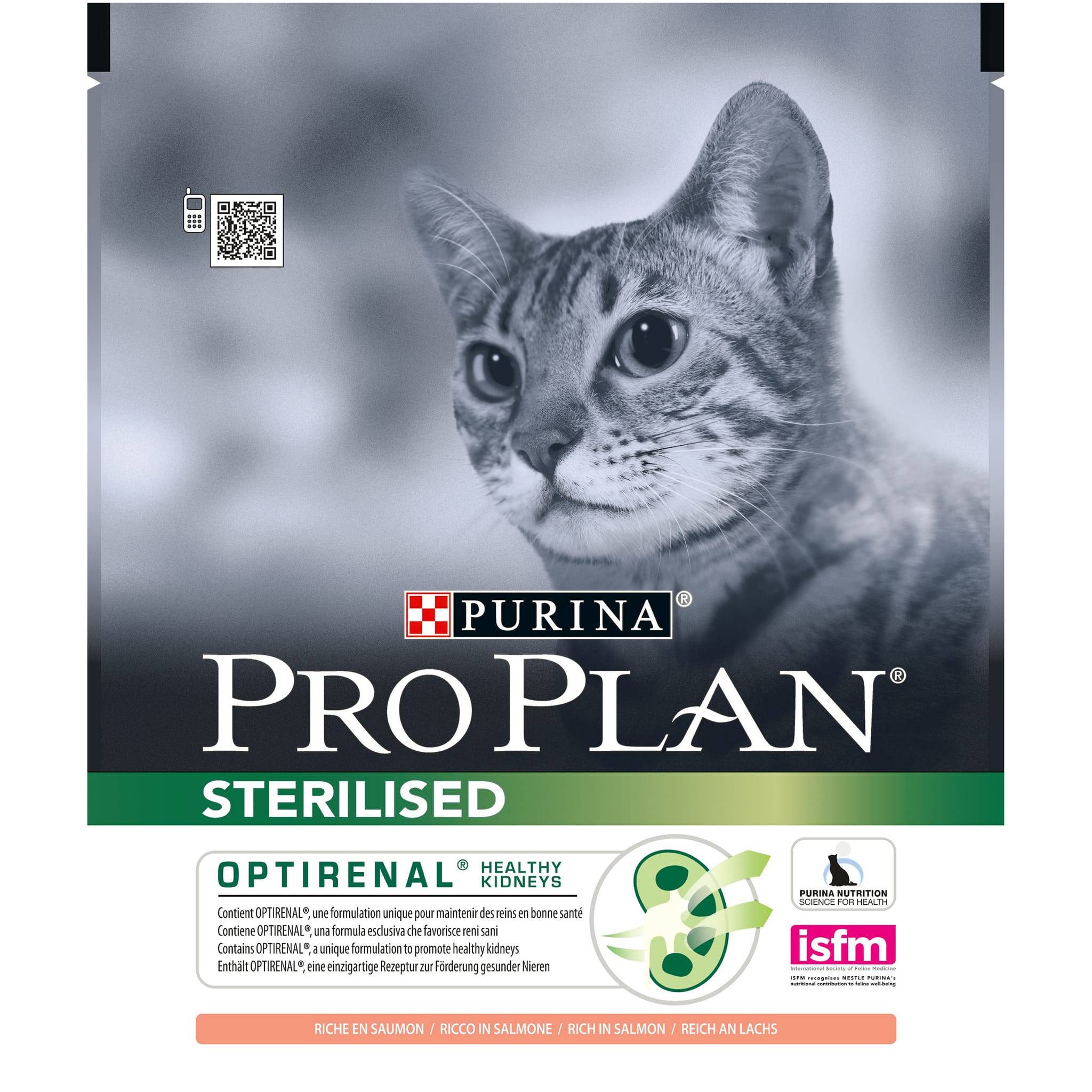 Purina Pro Plan - Croquetas Pro Plan Gato Esterilizado - Rico en Salmón - 400 g - Imagen 1