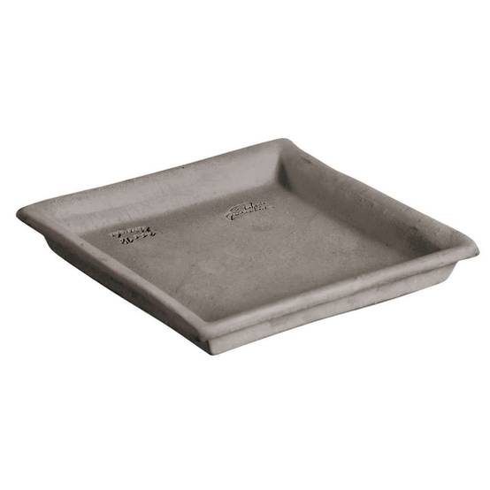 Goicoechea - Soucoupe carrée Terre Cuite Grise – GOICOECHEA - Image 2